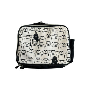 Insulated Lunch Bag Darth Vader Storm Trooper Black White Bottle Holder Strap